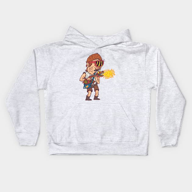 dragon fire Kids Hoodie by hex